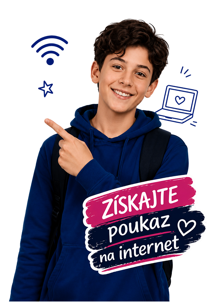 Bezplatný internet pre žiakov – poukaz v hodnote 480 eur