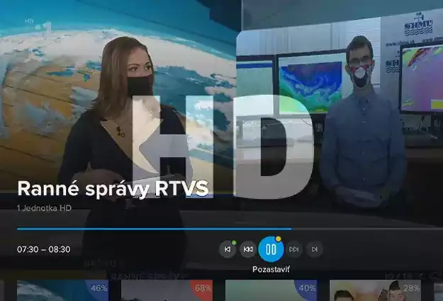 Televízne kanály v HD kvalite | NUO